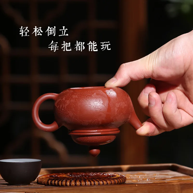 Чайный набор из пурпурного песка dahongpao чайник растушеванной руды чистый ручной