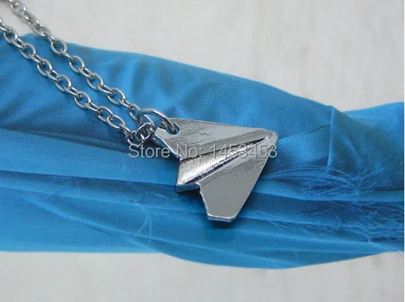 Односторонний бумажный самолет ожерельлье самолетик | Украшения и аксессуары