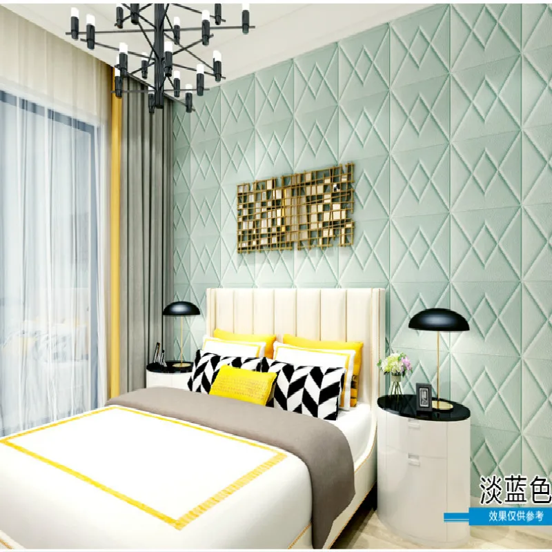 3D наклейки из ПЭ пены водонепроницаемые самоклеющиеся обои домашний декор для