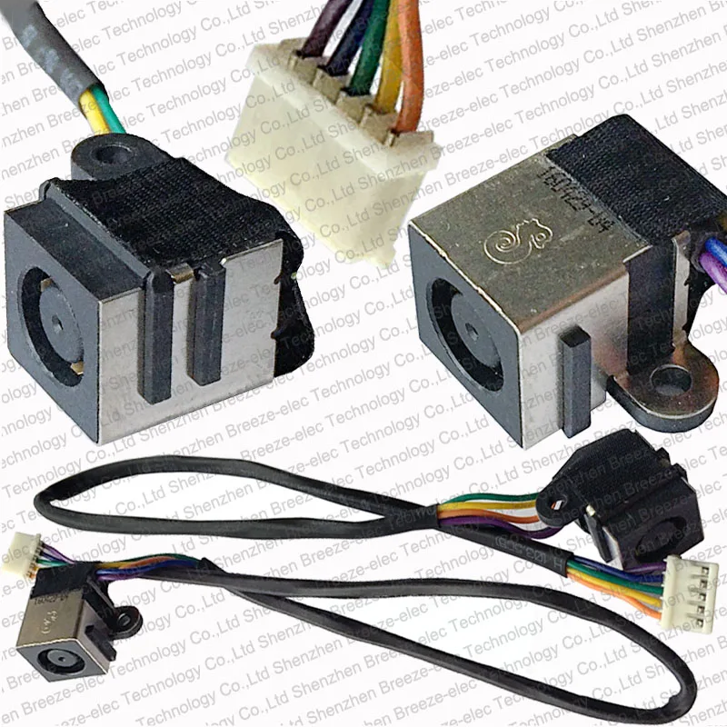 100% новый DC Мощность Разъем Кабельный разъем провода для DELL 17R N7010 1470 VOSTRO A840 1088 1014 14Z