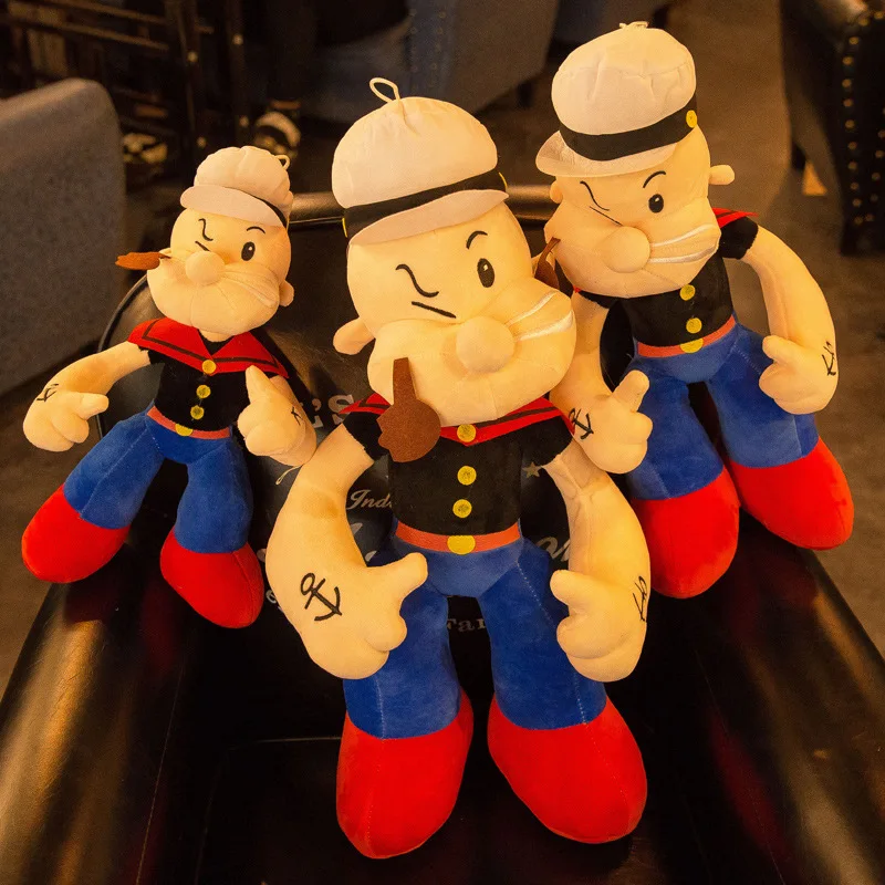 Креативный стиль куклы Popeye Мягкие плюшевые куклы хлопок ТВ и персонаж фильма аниме, плюшевая Popeye детские игрушки для детей подарок
