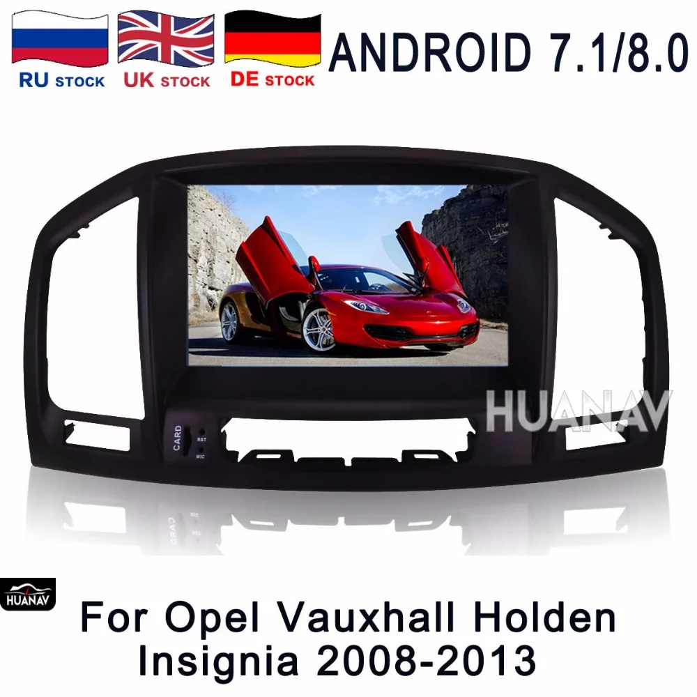Автомобильный DVD плеер на Android 8 0 с GPS навигацией для Opel Vauxhall Holden Insignia 2008 2013