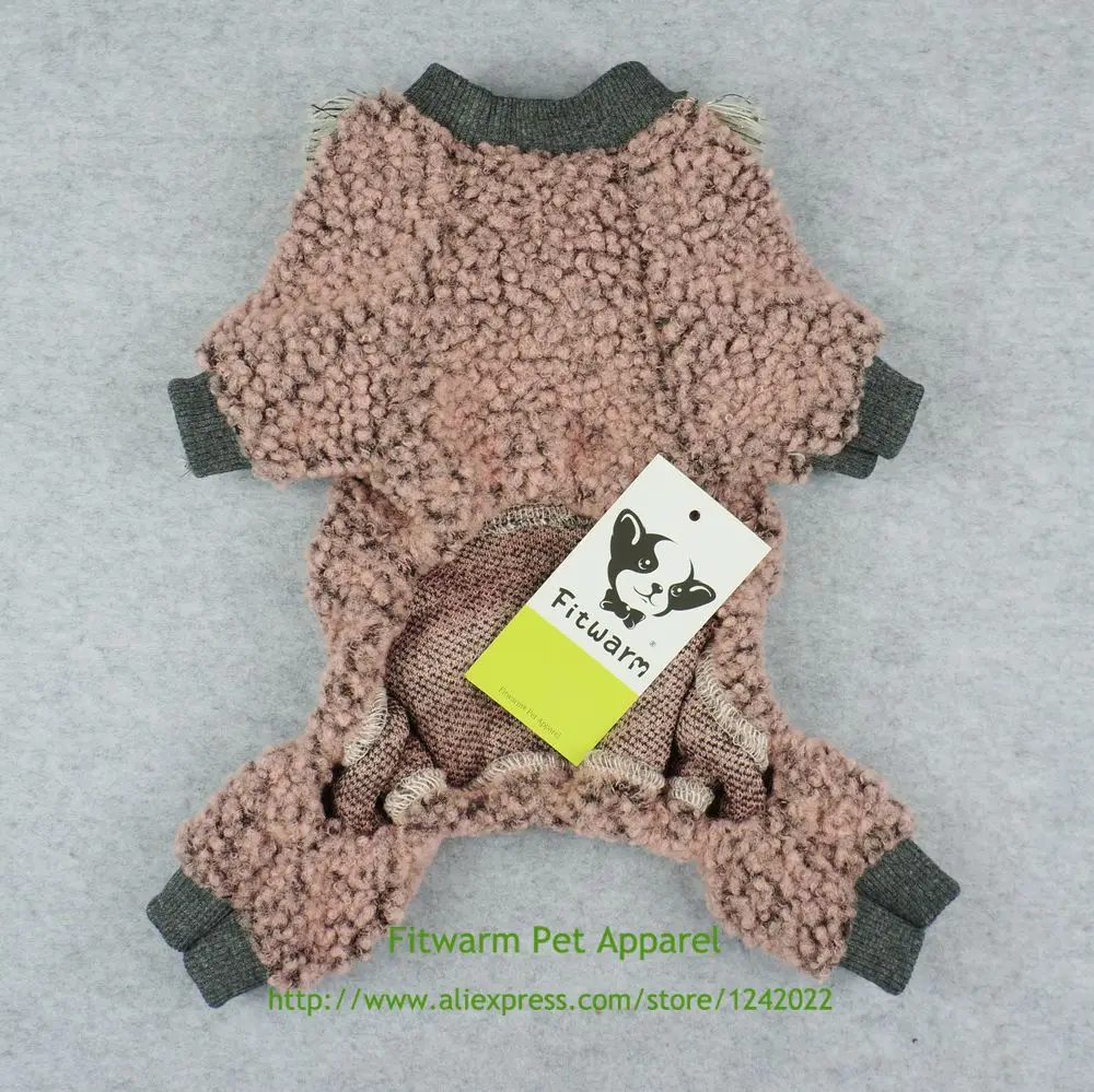 Fitwarm одежда для домашних животных с кисточками пижамы собак кошка Пижама пальто