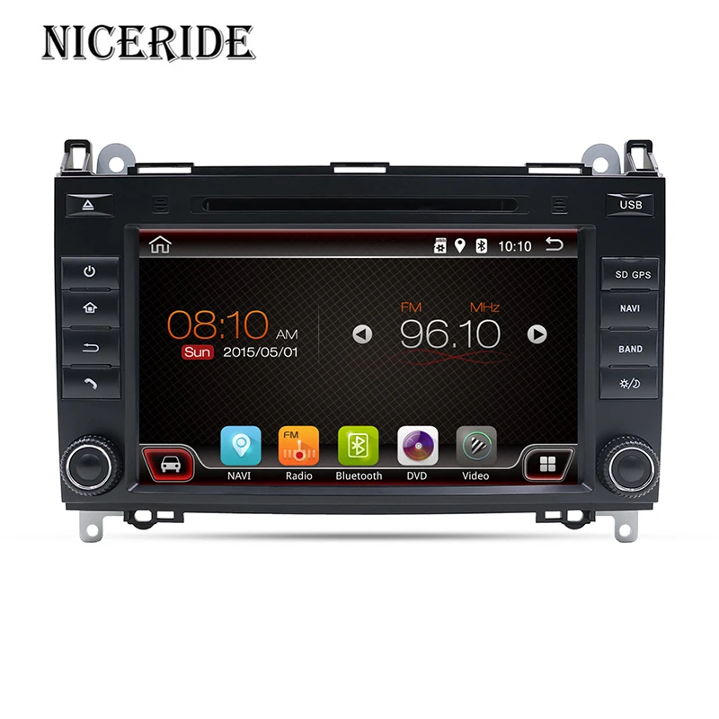 Android 7 1 2din автомобильное радио для машины мультимедийный DVD Mercedes Benz B200 A B класс W169
