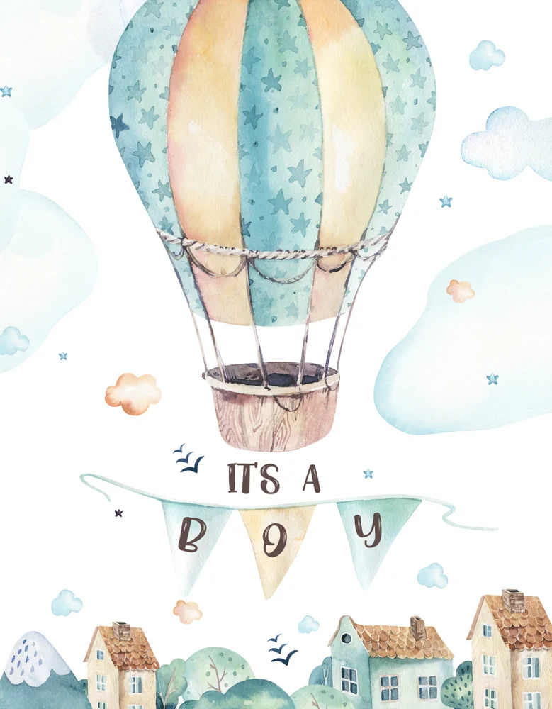 Фон для фотосъемки с изображением волшебной коробки жизни детской душевой оптом