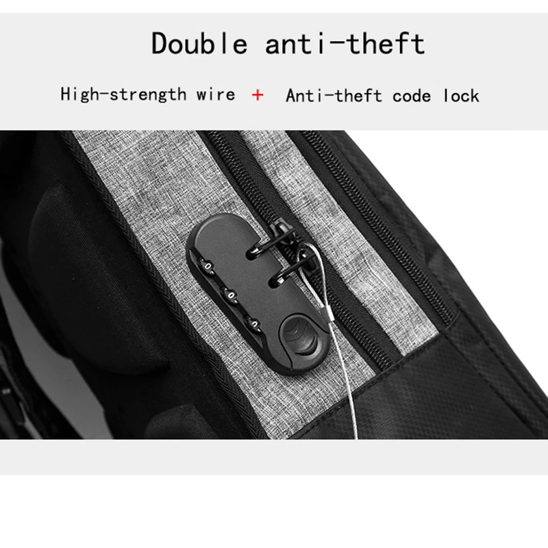 SENKEY Style Для мужчин рюкзак школьные сумки для подростков замок с паролем Анти