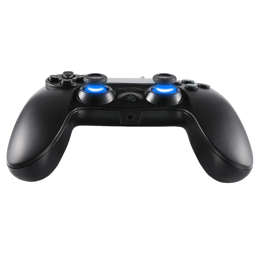 Беспроводной контроллер PS4 Двойной вибрационный беспроводной джойстик с 3 5 мм разъемом для наушников