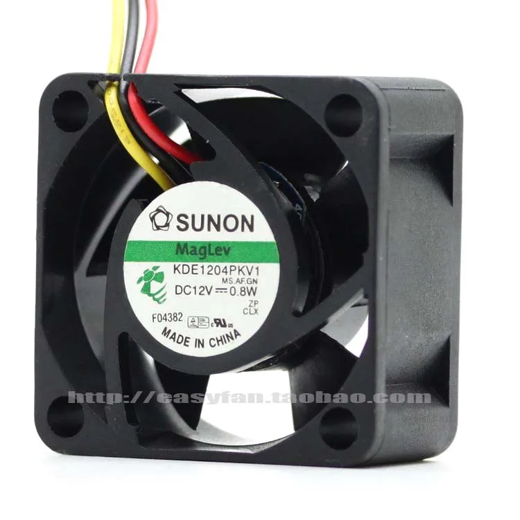 Охлаждающий вентилятор SUNON KDE1204PKV1, 4020, 12 В, 0,8 Вт, 4 см