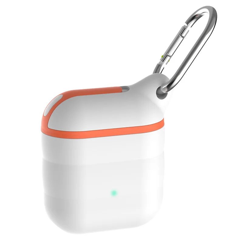 F2-No headphones Waterproof Case For Apple AirPods Cover For Waterproof Case Supports Wireless Charging AirPods Case Accessories - Цвет: F2-No headphones