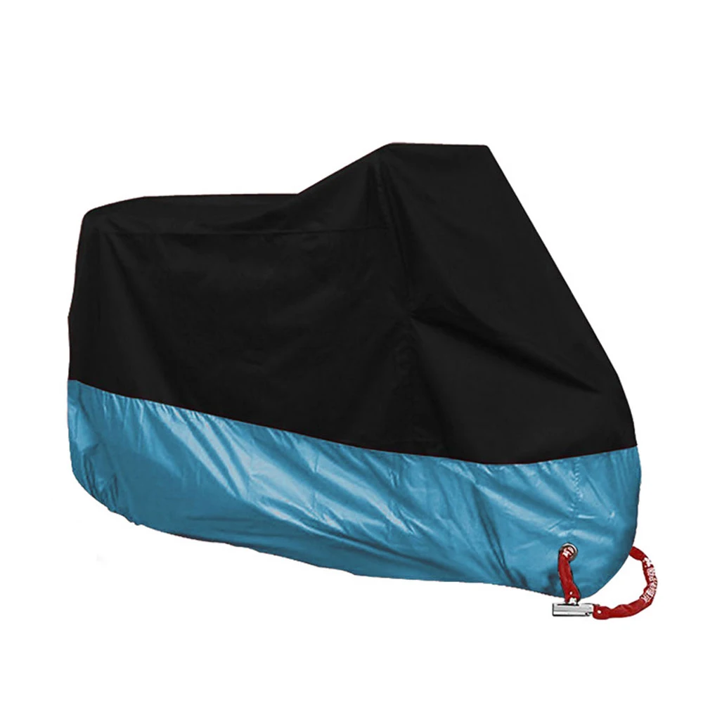 Blue HEROBIKER мотоциклетный чехол для мотоцикла, водонепроницаемый пылезащитный чехол для мотоцикла, защита от УФ-лучей, для улицы, для внутреннего мотоцикла, скутер, дождевик - Цвет: Blue