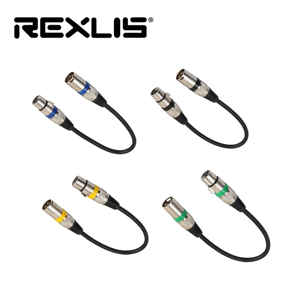 Кабель REXLIS 0 3 м сбалансированный XLR премиум-серия микрофон кабельные колонки