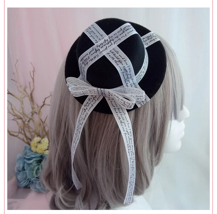 Diy ремесло гей мужчины в британском английская Кепка лента маленькая шляпа Лолита Мягкая сестра японский кто два юаня