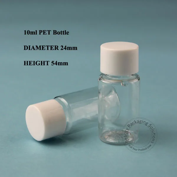 Оптовая продажа пластиковая эмульсионная бутылка 200 шт./лот 10 мл для лосьона ПЭТ