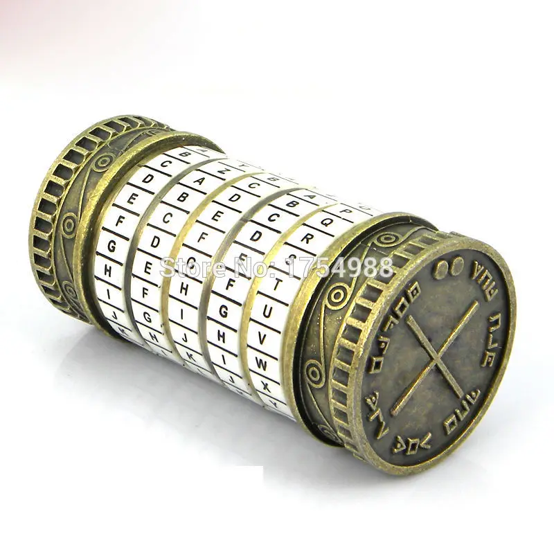 Da Vinci кодовый замок 5 алфавитный бак камеры топ реквизит коробка для хранения