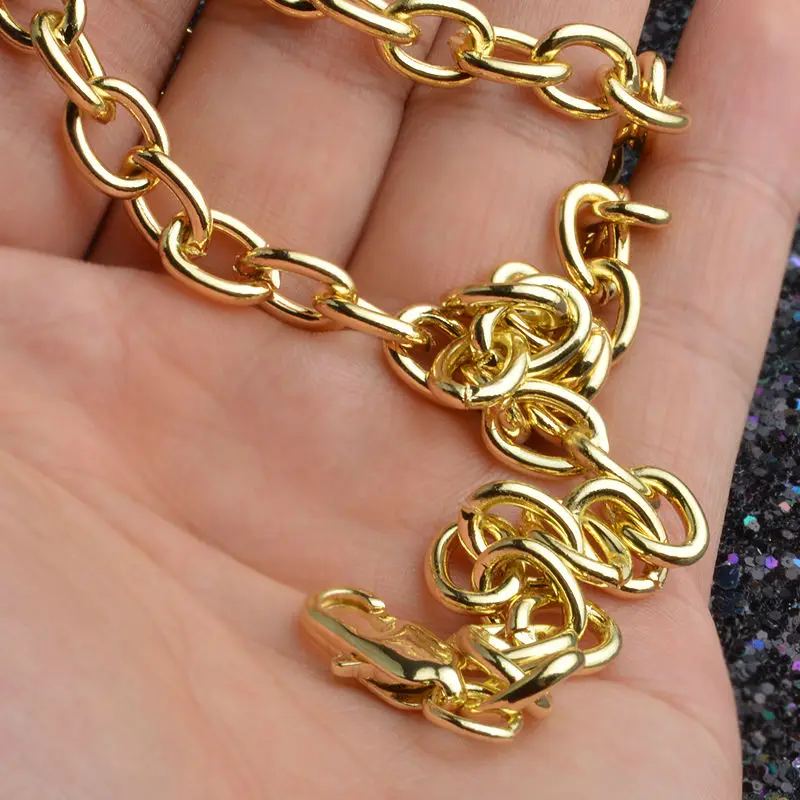 Золото Для мужчин s цепи оптовая коренастый Цепочки и ожерелья женщин/Для