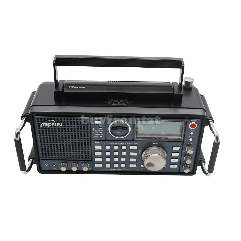 TECSUN S 2000 HAM Любительское радио SSB Двойное преобразование PLL FM/MW/SW/LW/ Air Band|Детали и