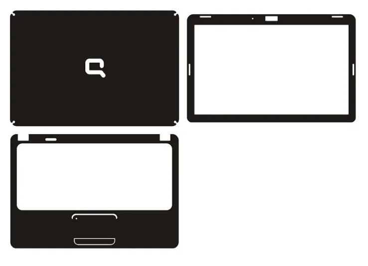 Чехол-наклейка из углеродного волокна для ноутбука HP Compaq CQ42 | Компьютеры и офис
