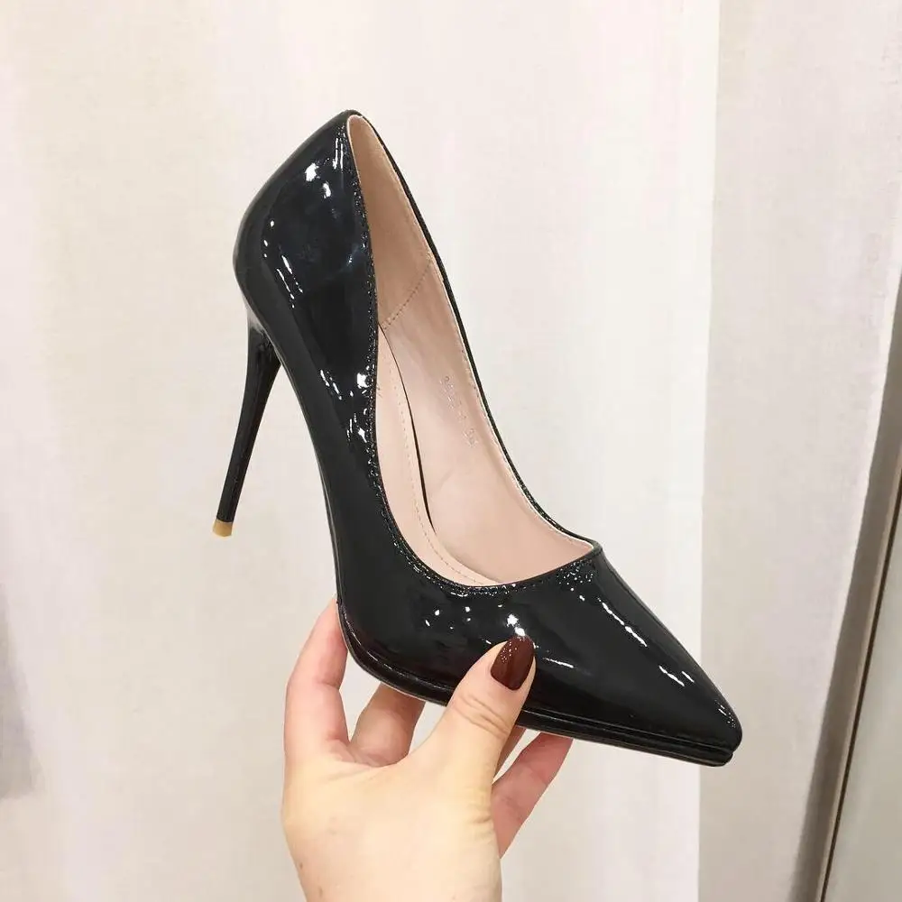

NIUFUNI 2020 Fashion High Heels Women Pumps Pointed Toe Work Pump Stiletto Woman Shoes Wedding Shoes Office Career Elegant Shoes