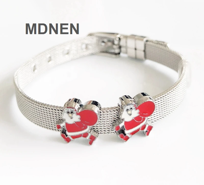 DIY accessory Alloy 8mm Santa ClausSlide Charm Bead 8MM Dog Cat Collar Wristband | Украшения и аксессуары