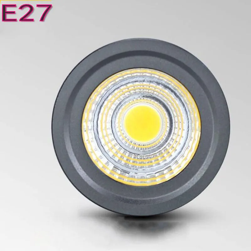 Светодиодный точечный светильник COB E27 E14 GU10 9 Вт/12 Вт/15 Вт/20 Вт/25 Вт с регулируемой