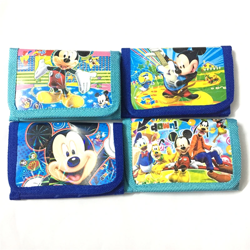 4 шт. детский рюкзак с Микки для дня рождения милый кошелек мальчиков и девочек