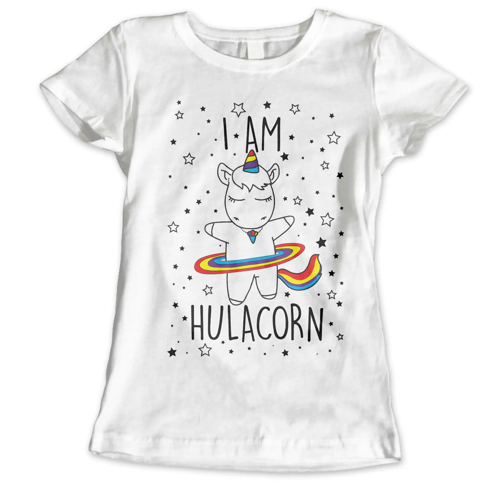 Футболка унисекс для девушек женщин единорога знаменитостей принцесс Tumblr феи