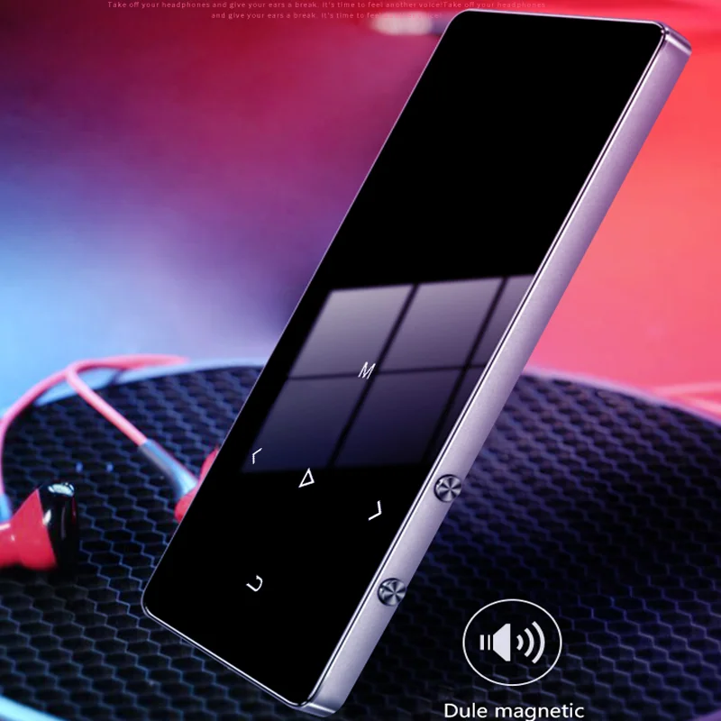 IQQ новая версия MP3-плеер с bluetooth Динамик Сенсорный экран и встроенный 16G HiFi портативный walkman с радио/FM/запись