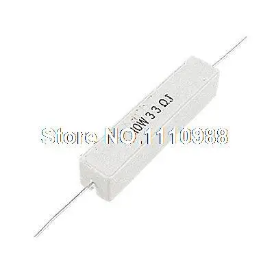 

5 Pcs Ceramic Cement Power Resistor 33 Ohm 10W Watt 5%