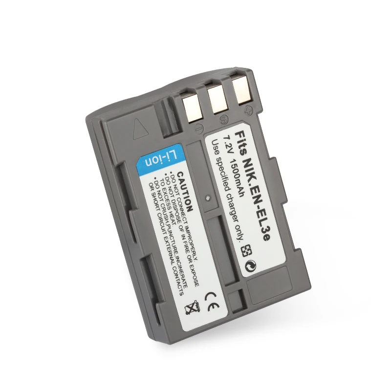 Dinto 7 2 V 1500 мА/ч EN-EL3e ENEL3e RU EL3e цифровой Камера Замена Батарея для Nikon D100 D200 D300 D50 D70 D80 D90