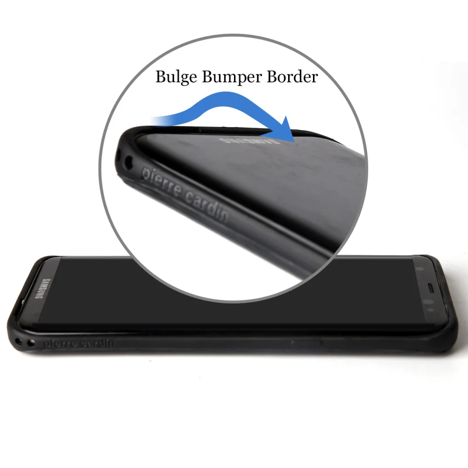 Чехол для samsung Galaxy S8,, Пьер Карден, натуральная кожа, TPU, чехол, чехол для samsung Galaxy S8 Plus, задний Чехол для телефона, чехол s, сумка