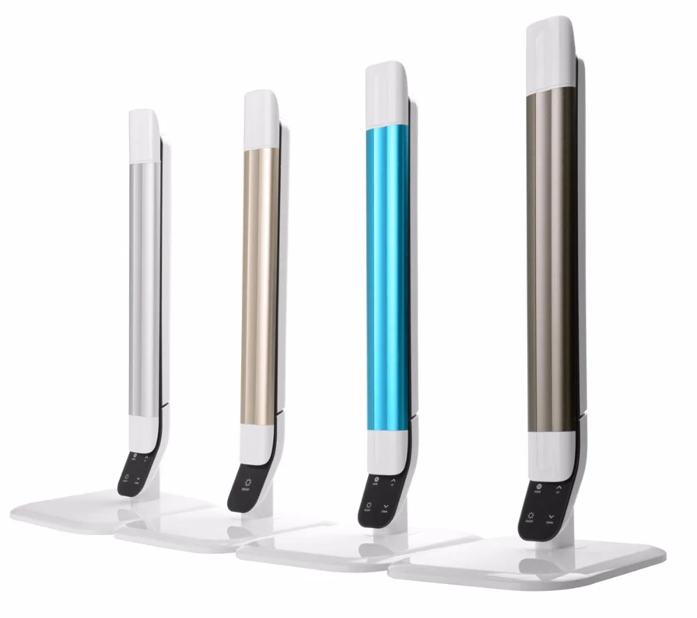 

2019 Alloy DESK lamp eyeshield Dimmable Touch Table Lamps Color temperature adjustable High-end fashion LED light gift DESK Lamp