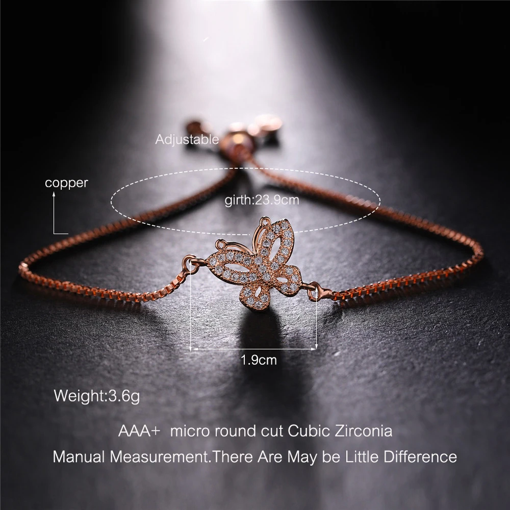 JUWANG новая хрустальная цепь с плетением «бабочка» Браслеты и браслеты для женщин девочек Детские Модные украшения Рождественские подарки оптом