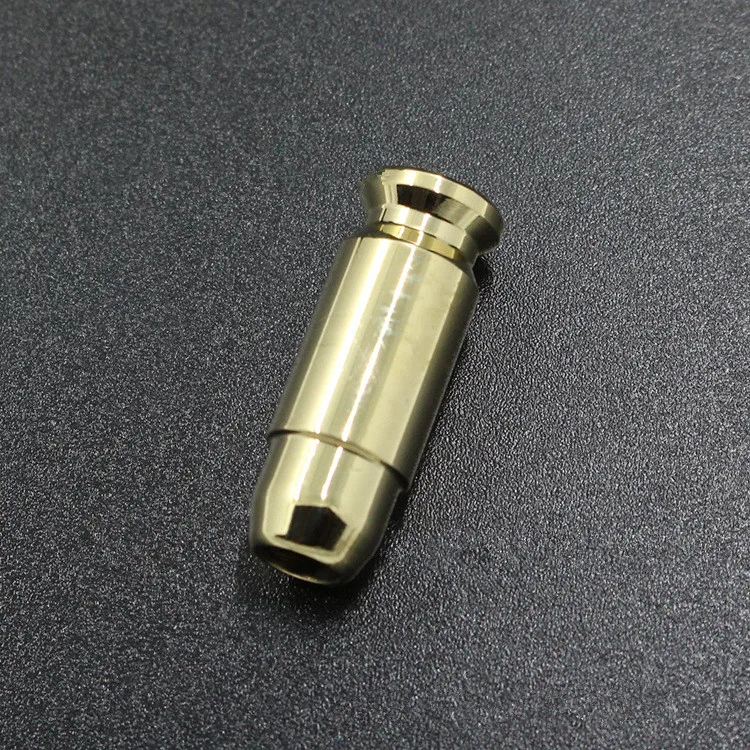 Латунная подвеска в виде ракушки пули нож форме из чистой меди для