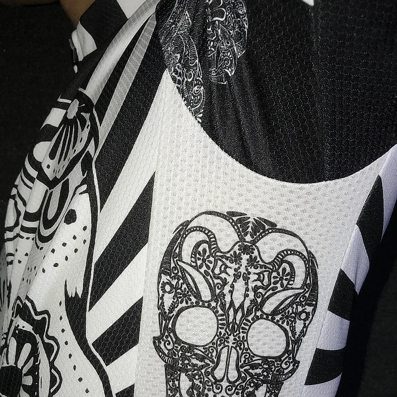 Новинка 2019 Мужская велосипедная Джерси с черепом одежда для горного велосипеда