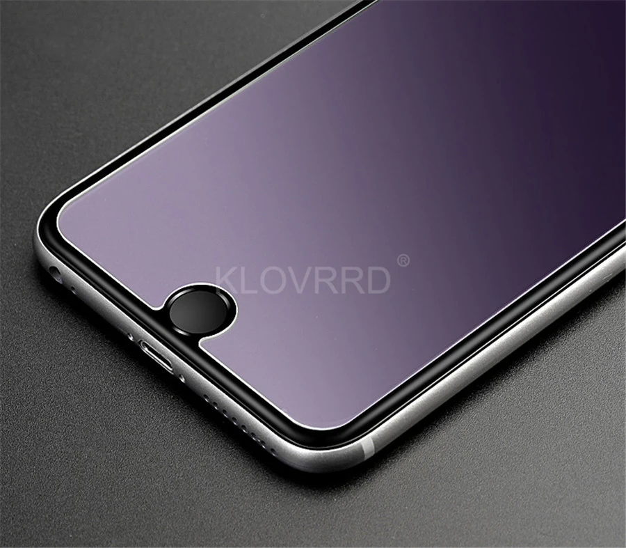 9H анти-синий Ультрафиолетовый матовый экран Защитная пленка для iPhone X XR XS Max закаленное стекло для iPhone 6 6s 7 8 Plus матовый антибликовый
