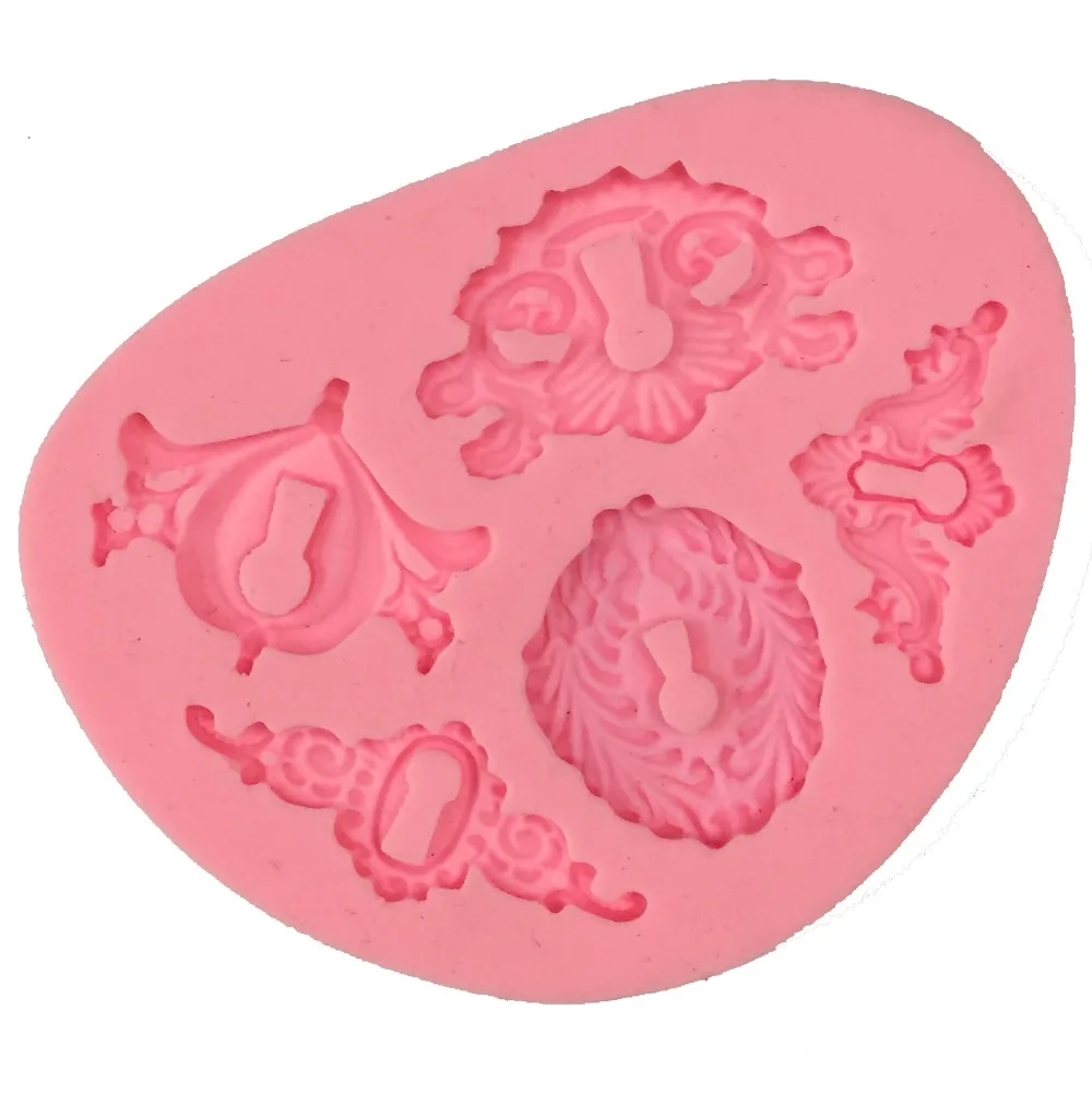 Бесплатная доставка Классическая рельефная силиконовая форма для выпечки