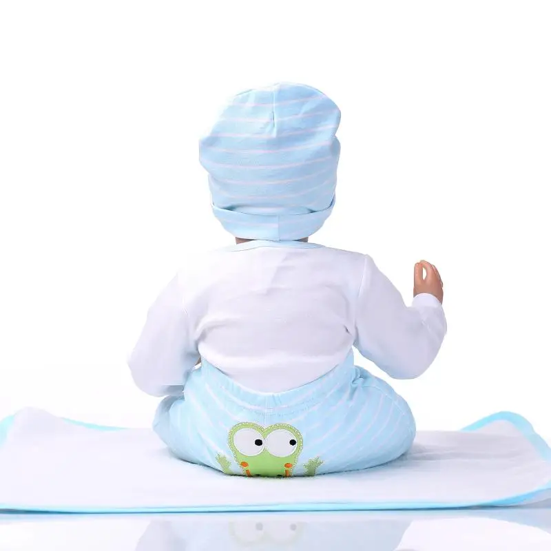 NPK 55 см силиконовая кукла Reborn Baby Boys реалистичные настоящие сенсорные куклы для