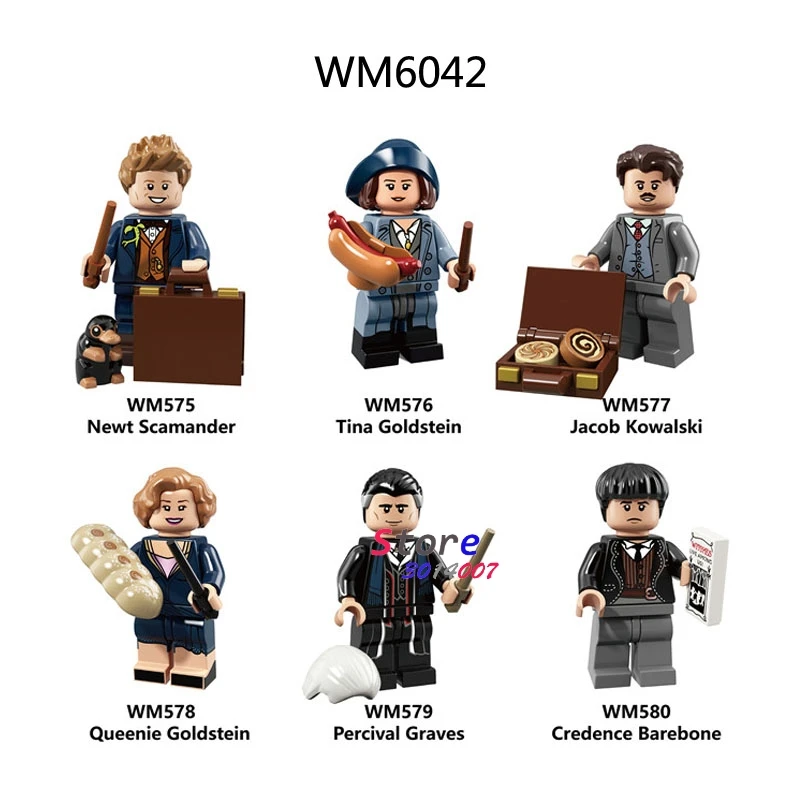 10Set-WM575-580 10 комплектов, Волшебная серия из фильма 4, Властелин колец, Игра престолов, фигурки, строительные блоки, игрушка, модель, кубики для детей - Цвет: 10Set-WM575-580