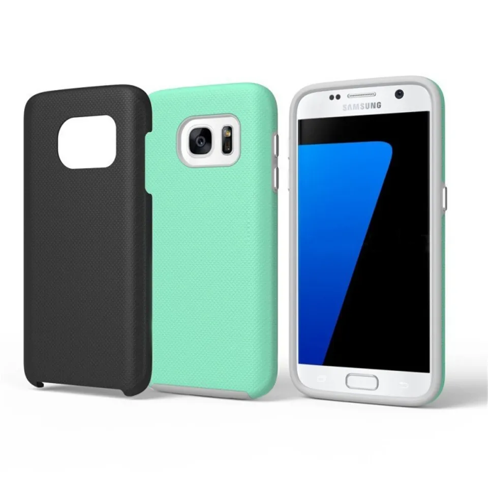 Роскошные трудно матовой телефон чехлы для Samsung Galaxy S7 край Гибкая ТПУ и прочный