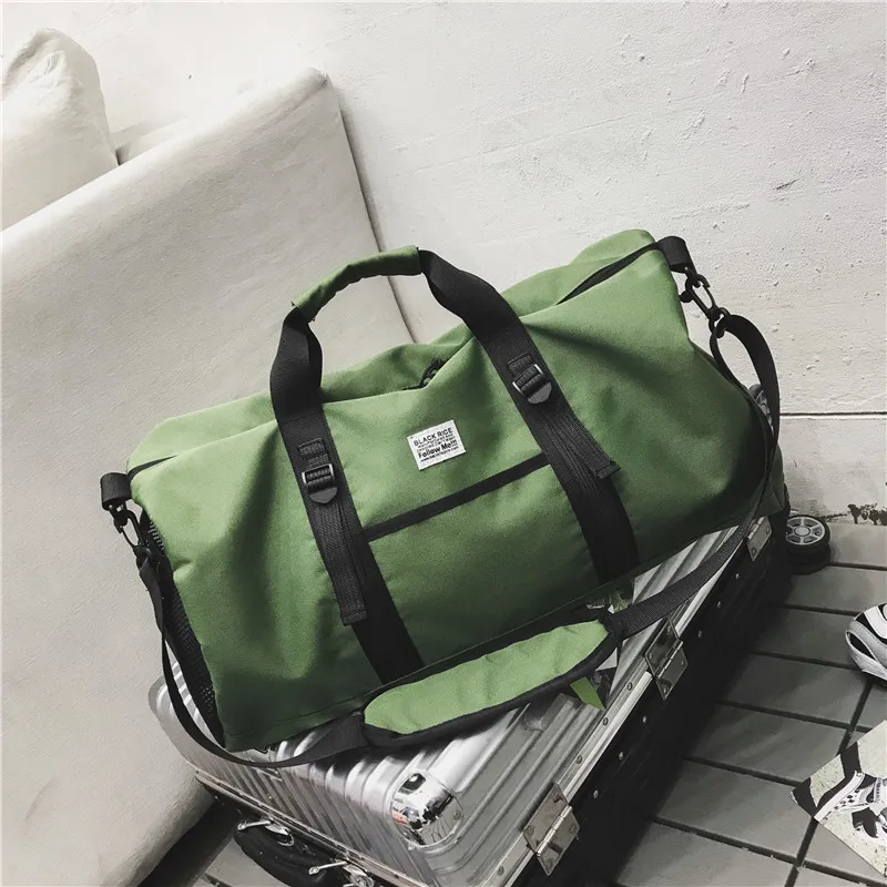 Женская спортивная сумка tide Мужская/Женская Корейская сумка для багажа Большая вместительная легкая сумочка короткая дорожная сумка для фитнеса C42-95