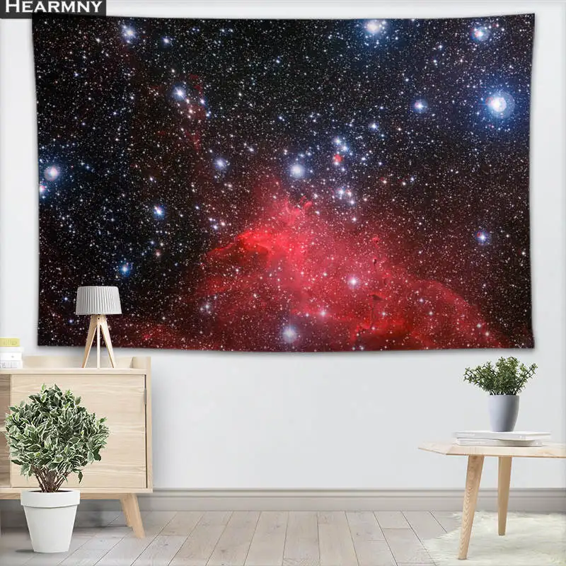 Настенный декоративный гобелен с красочным принтом 140x200 см | Дом и сад