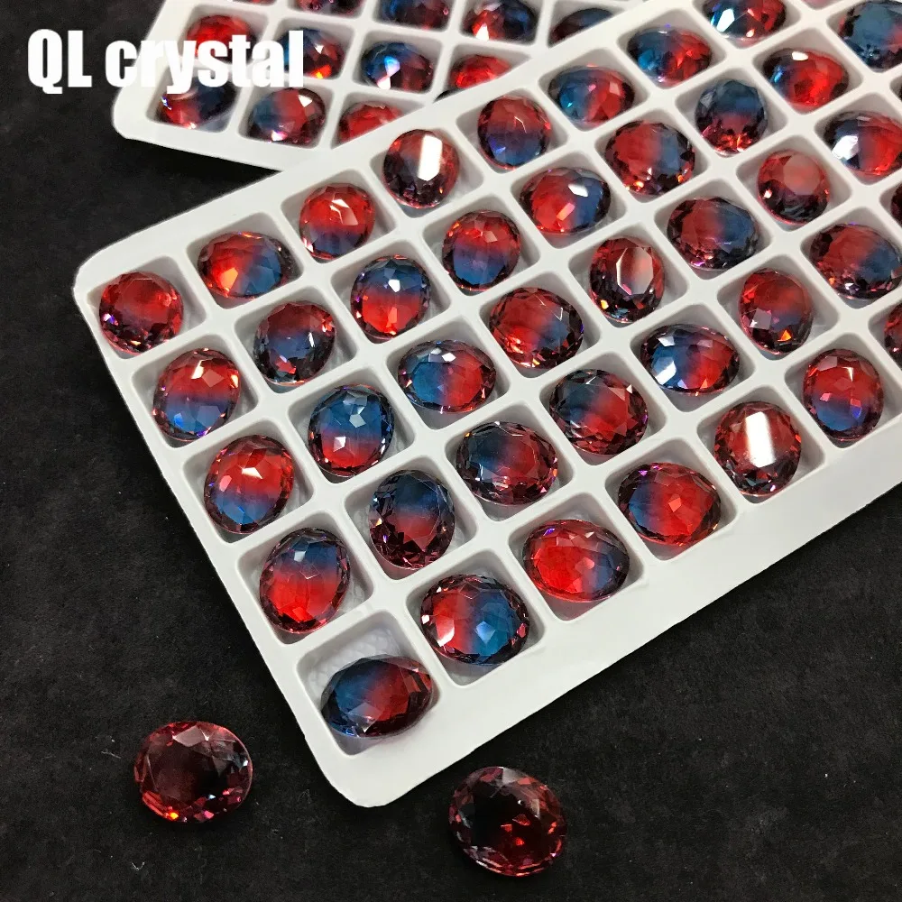 QL Хрустальный турмалин с кристаллом 10x12 мм овальный камень заостренным