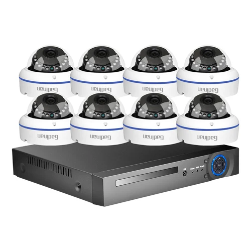 GADINAN 8CH 1080P HDMI POE NVR CCTV система 2MP купольная IP66 IP камера P2P Onvif комплект видеонаблюдения для обнаружения движения - Цвет: Серый