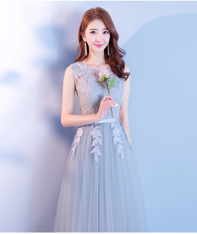 JYX88# красные длинные платья подружки невесты на шнуровке, Розовый Серый, весна-лето, женское платье для свадебной вечеринки, выпускного вечера