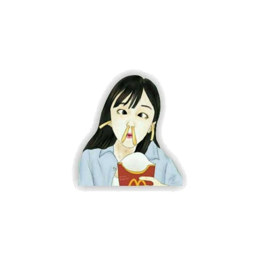 1 шт. забавная стильная брошь для влюбленных значки Kawaii акриловый одежда на