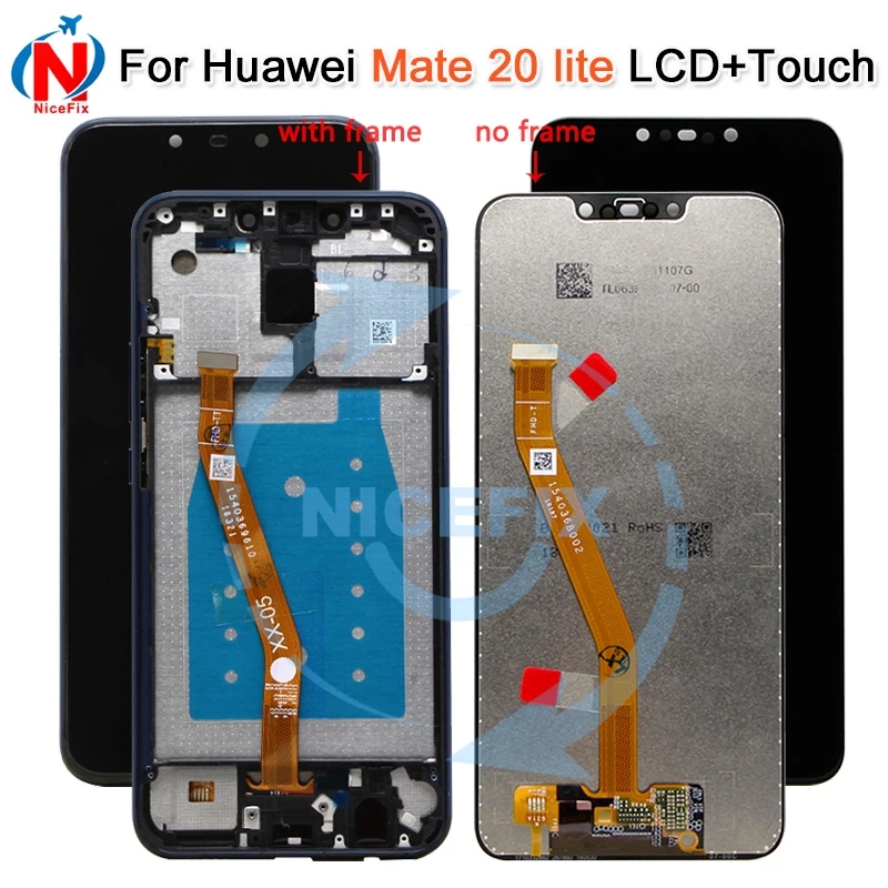 ЖК дисплей с рамкой для Huawei mate 20 lite сенсорный экран дигитайзером в сборе замена