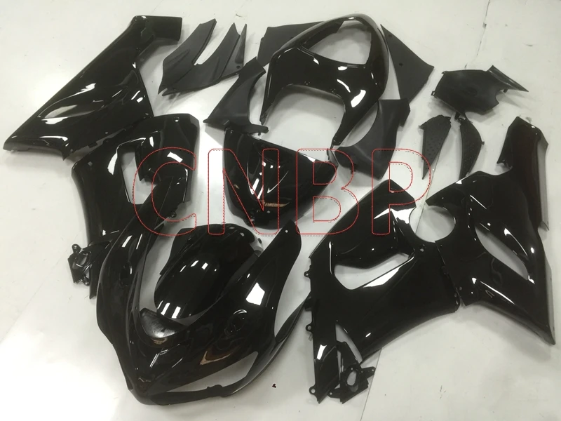 Обтекатели для Ninja ZX 6r 2005 2006 черный корпус ZX6r 636 Пластиковые обтекатели Kawasaki 06 без