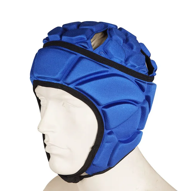blue helmet Регби вратарь футбольные майки тренировочные штаны наколенники EVA губка футболка для американского футбола наколенники защита голени сноуборд шлем - Цвет: blue helmet