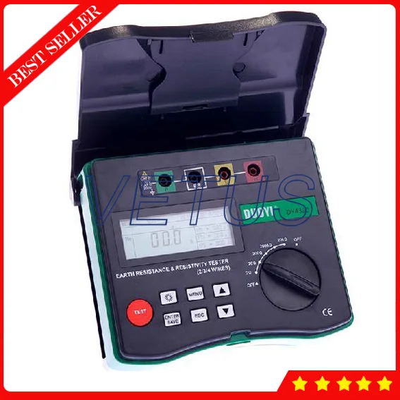 4 конечный цифровой тестер сопротивления грунта DY4300 почвы|ground resistance tester|resistance