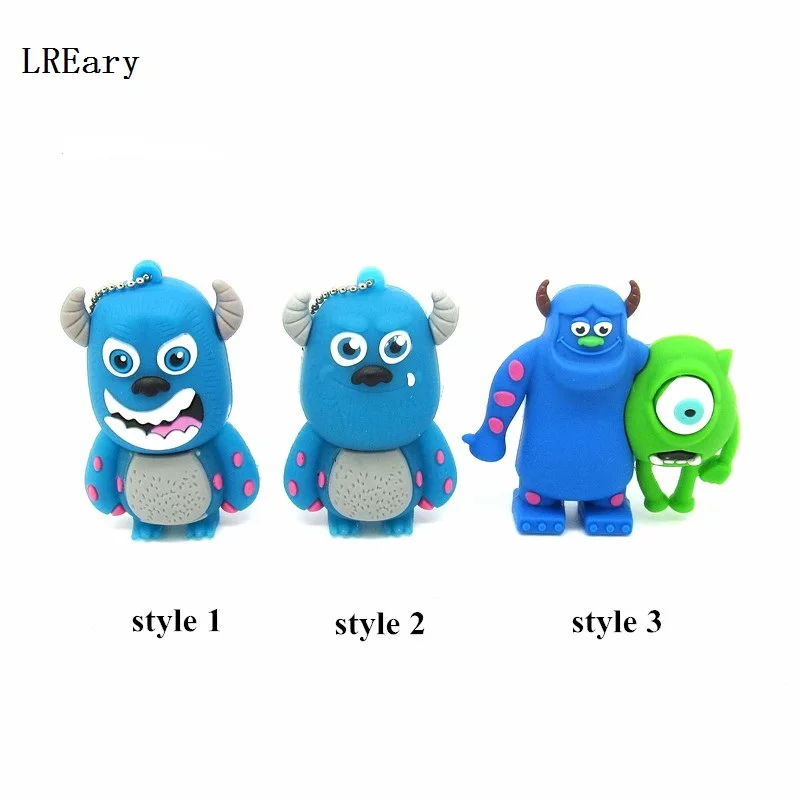 Три коровы с принтом Monsters University карту флэш памяти интерфейсом usb Флеш накопитель